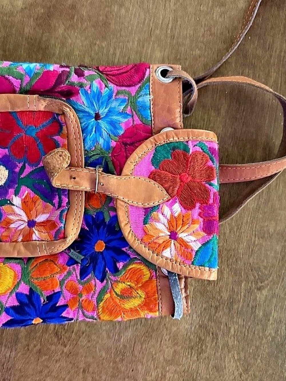 Floral Multicolor Crossbody Bag
